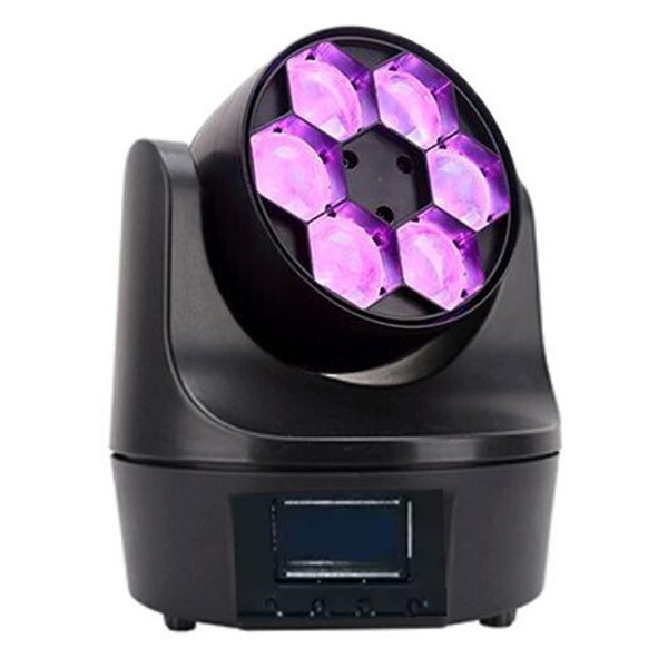 BY-906C 6x12W RGBW Beam Mini Bee Eye LED Moving Head Light