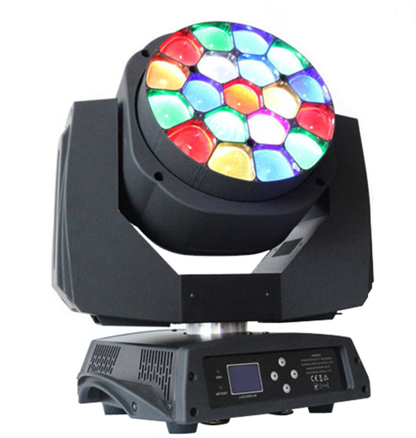BY-919A 19X15W RGBW 4in1 Beam Bee Eye LED Moving Head Light