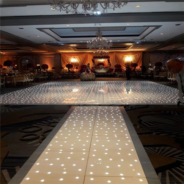 BY-D726 wedding video acrylic starlit led dance floor