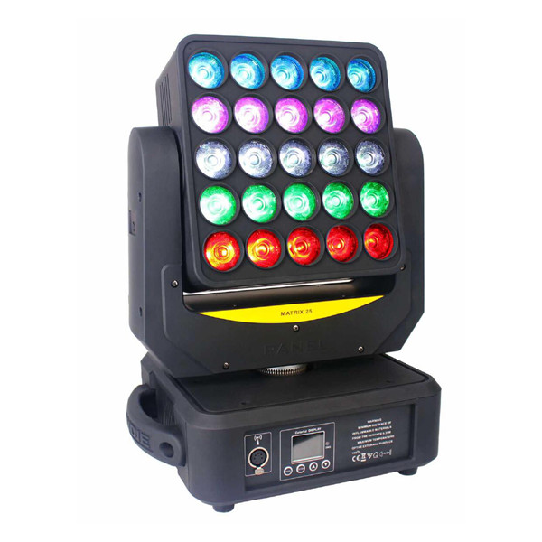 BY-9025 25X12W RGBW 4in1 Matrix Beam LED Moving Head Light