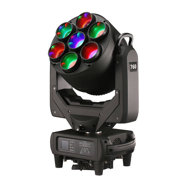 BY-9760Z 7X60W RGBW 4in1 LED Zoom Moving Head Light