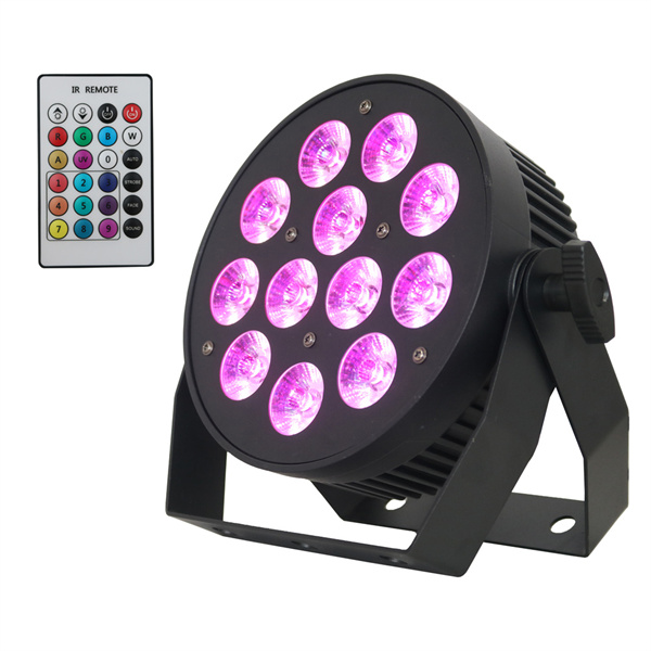 BY-4012S Cast Aluminum Case 12x10W RGBW 4in1 Mini Led Slim Par Light （5in1/6in1 LED optional)